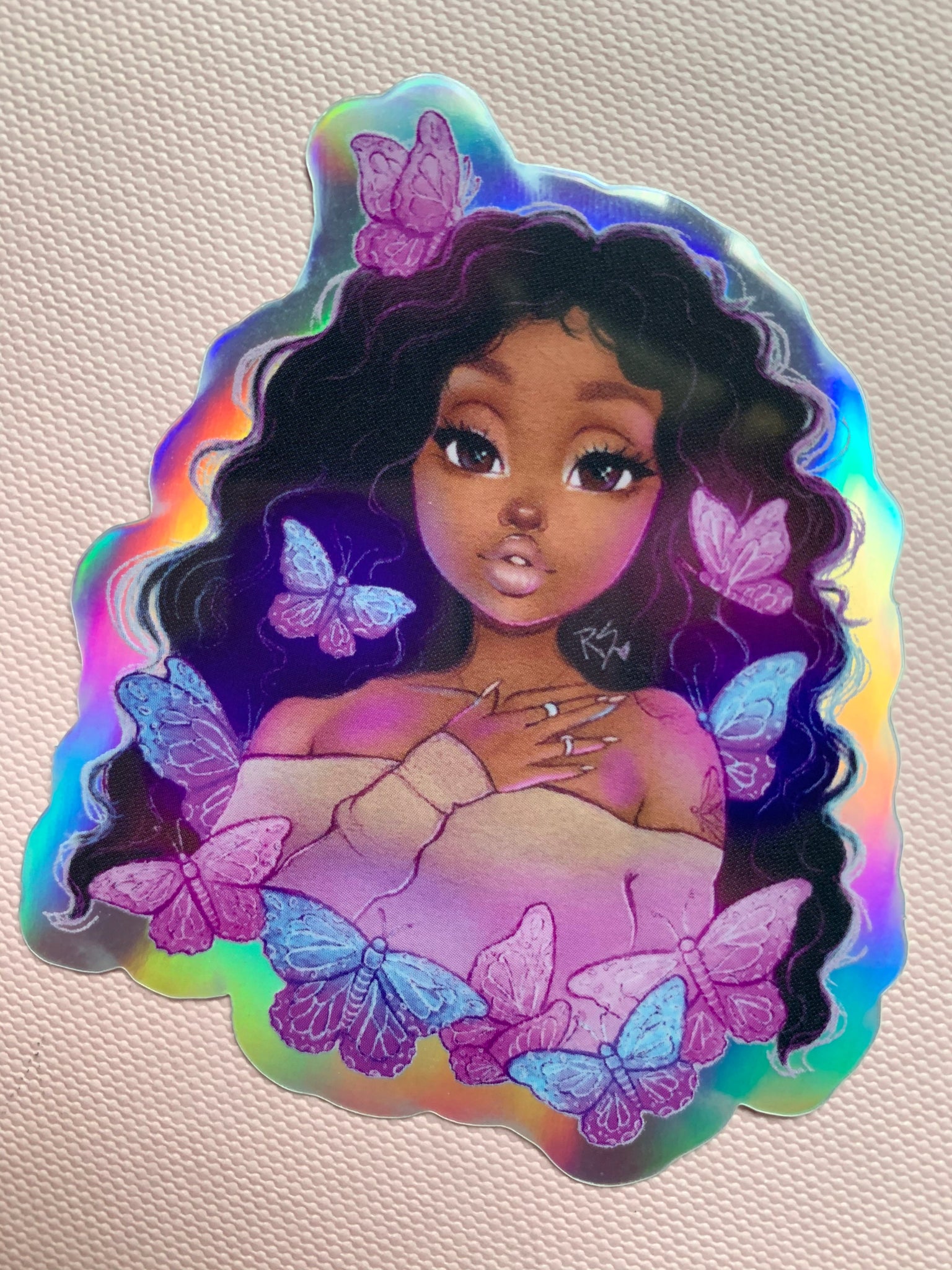 Butterfly Beauty Holographic Stickers